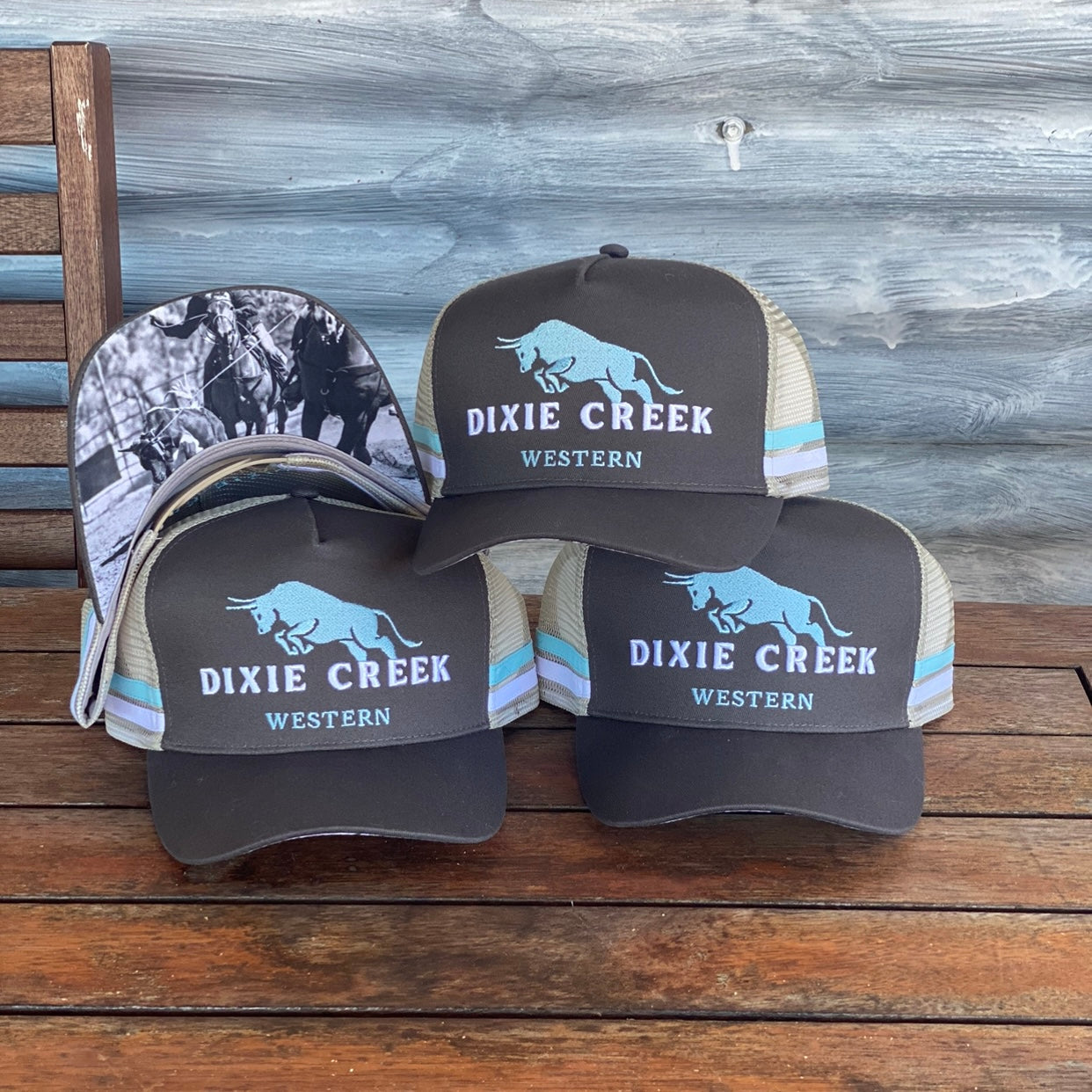 Charcoal trucker cap