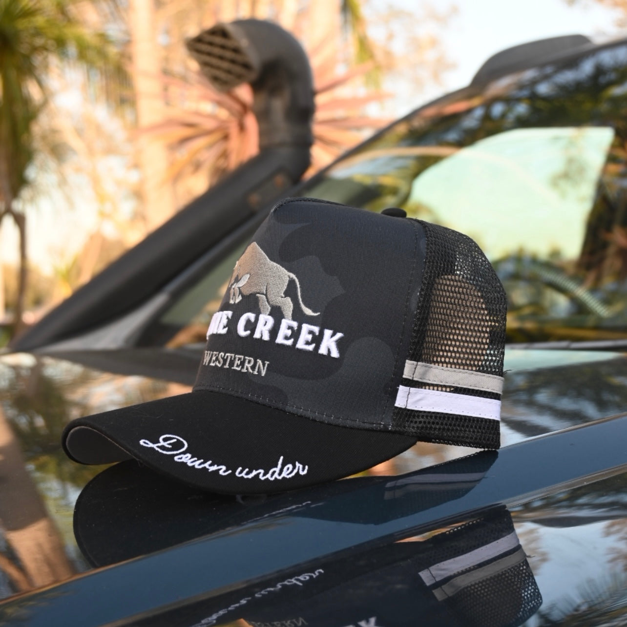 Camo trucker cap