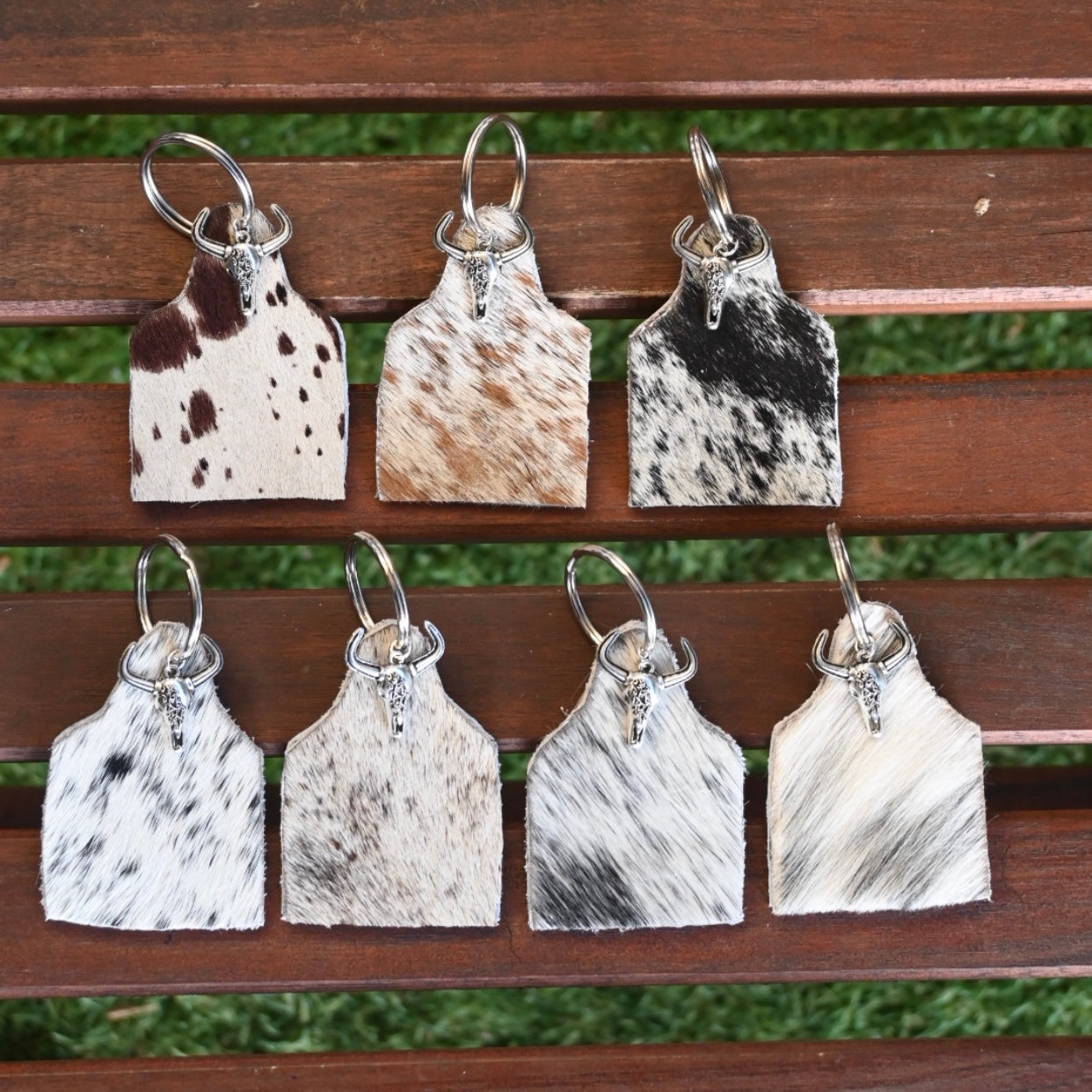 Genuine cowhide key rings