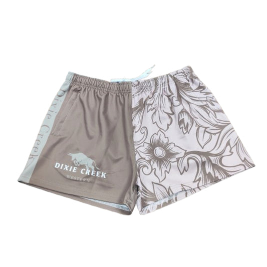 Dusty Rose Footy Shorts